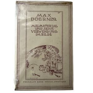 Painting material and its use in the picture Max Doerner HB German 1969